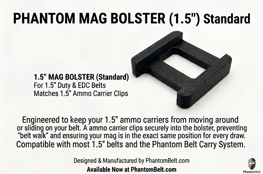 Mag Bolster (Keeps your ammo mag carrier in place.)