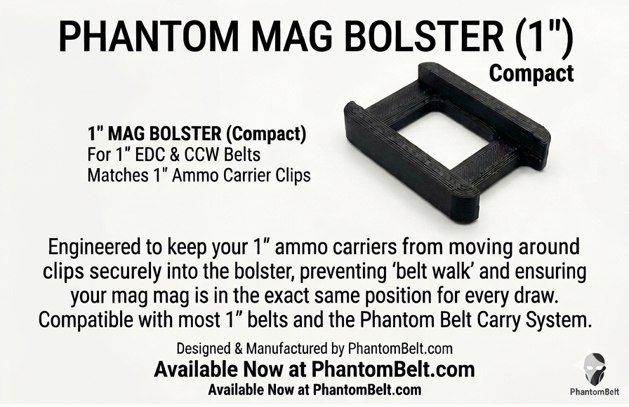 Mag Bolster (Keeps your ammo mag carrier in place.)