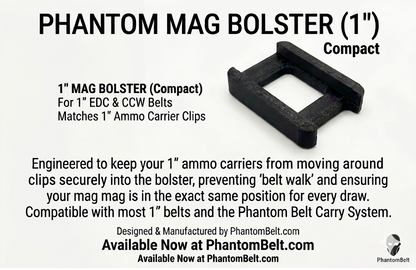 Mag Bolster (Keeps your ammo mag carrier in place.)