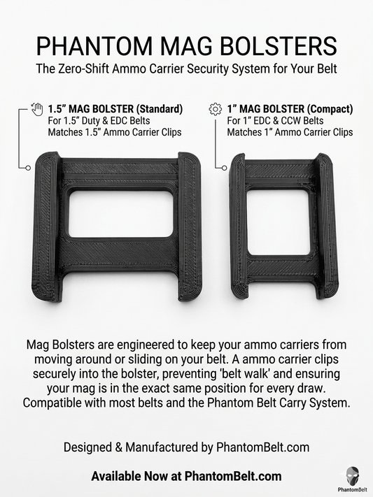 Mag Bolster (Keeps your ammo mag carrier in place.)