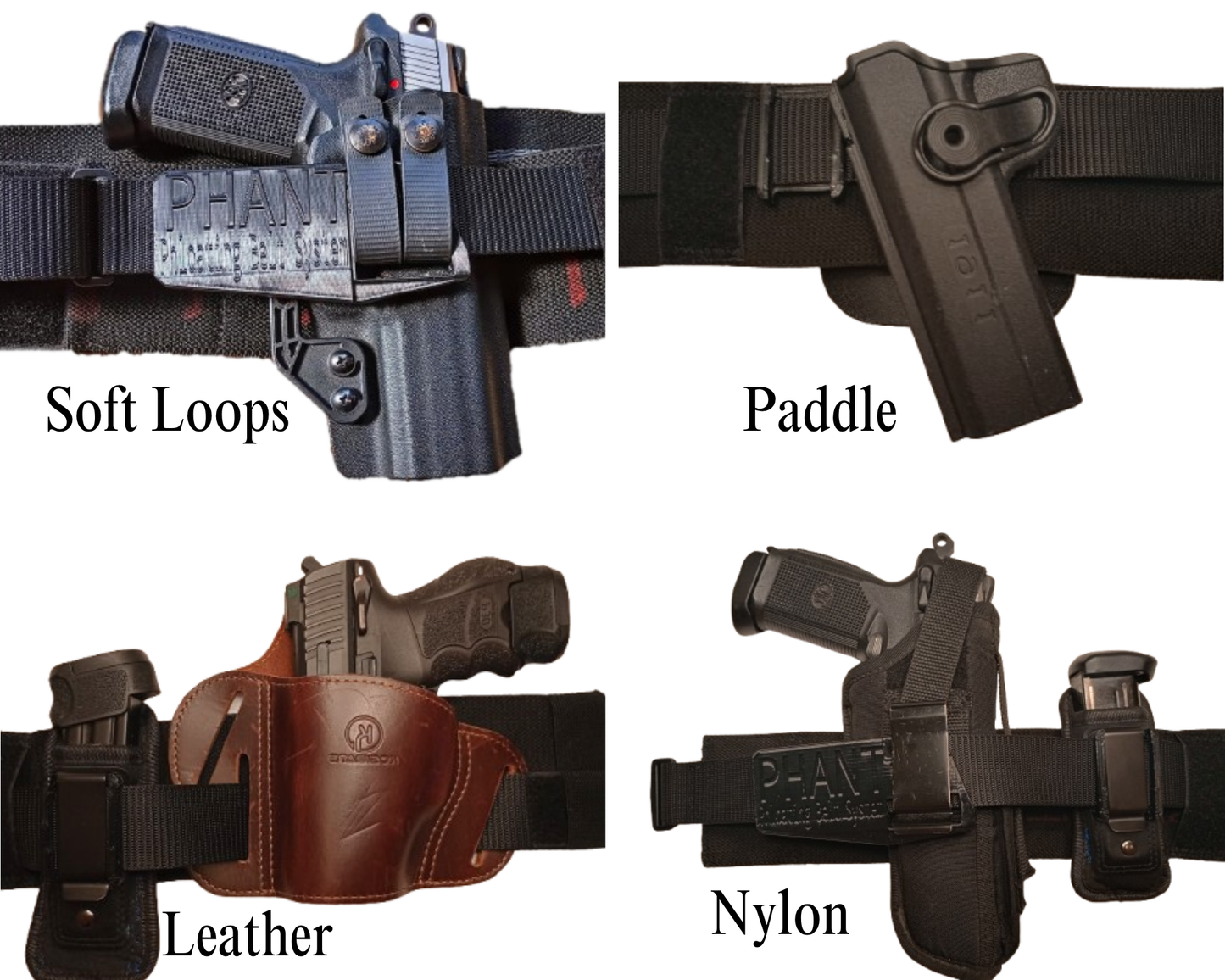 Phantom Belt- Concealed & Open Carry System