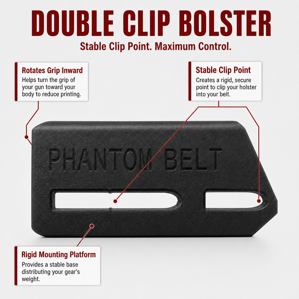 Phantom Belt- Concealed & Open Carry System